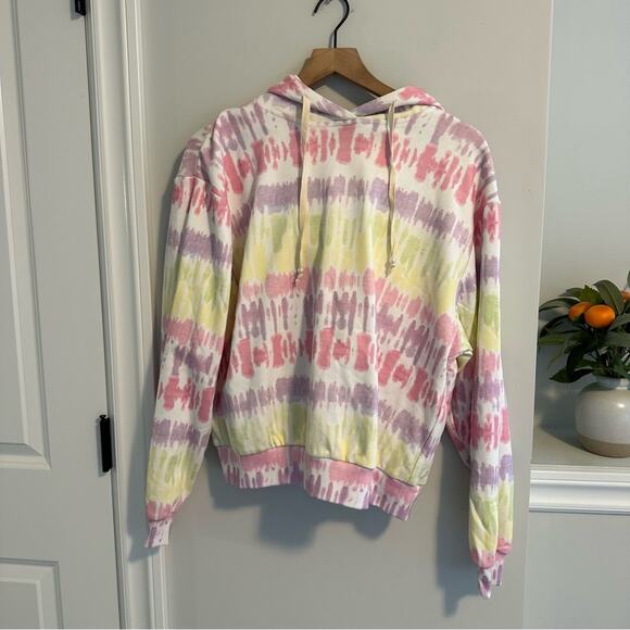 NWT Olivia Rubin Tie Dye Pearl Cotton Cotton Hoodie Small - Picture 7 of 12